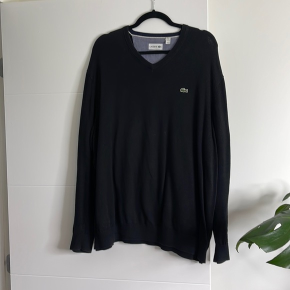 LONGS’EEVE VNECK LACOSTE FOR MEN - Picture 1 of 4